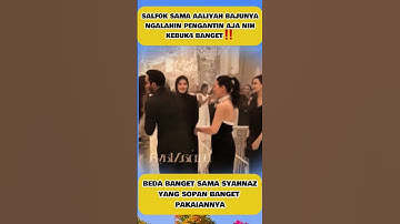Thumbnail of Salfok Baju Aaliyah Ngalahin Pengantin Nya! #lunamaya #aaliyahmasaid #maximebouttier