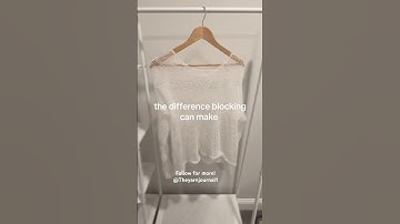 Blocking mohair 😳#knitting