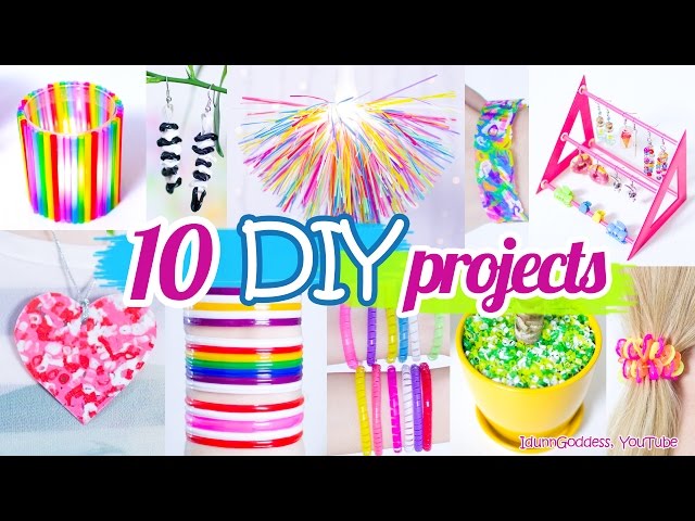 10 DIY Projects With Drinking Straws – 10 New Amazing Drinking Straw Crafts and Life Hacks