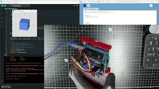 [Arduino] Real-Time pitch & roll visualization with Processing