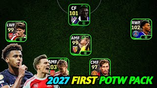 eFootball 2027 First POTW Pack! 😱 Player Review