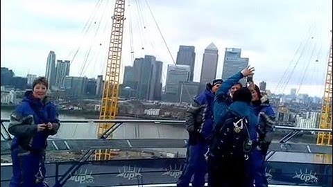 Up at the O2 London.. 360 degree view