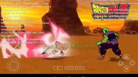 Dragon Ball Z - Shin Budokai on Nvidia shield tablet psp emulator 60fps