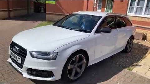 Audi B8.5 carbon fibre mirrors and dynamic indicators