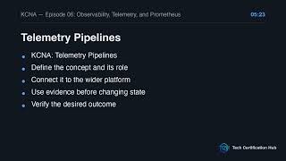 KCNA — Episode 06: Observability, Telemetry, and Prometheus