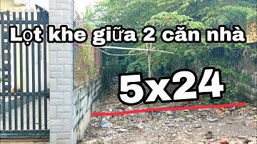 Nhà đất củ chi | giá rẻ | giới thiệu | Lô đất chính chủ 5x24 Gần Giáp Hóc Môn