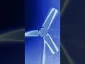 🌀 This Blue Chrome Fan Effect Feels Weirdly Hypnotic ✨😵💫 #shorts #ceilingfan