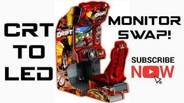 Replacing a CRT Arcade Monitor With an LED/LCD Monitor Fast & Furious Tokyo Drift