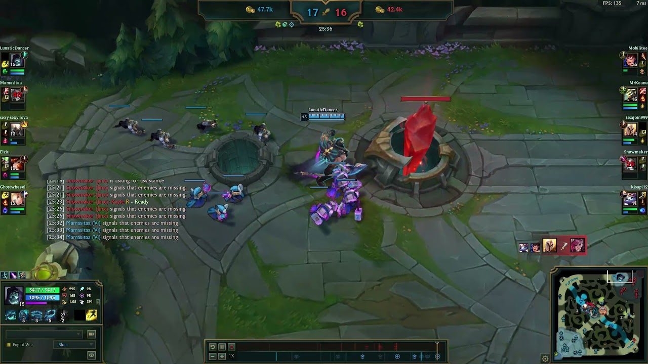 When you choose teamfights over responding to Yorick's splitpushing