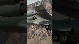 Indian airforce aircraft in mountains