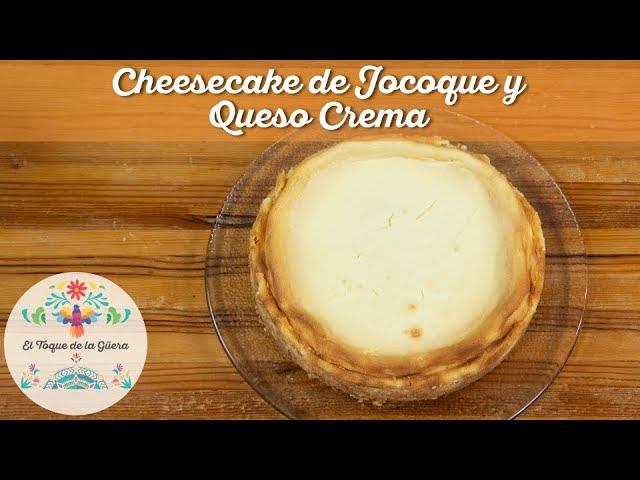 Delicioso Cheesecake de Jocoque y Queso Crema ???‍? (con mi secreto  para que no se agriete) - YouTube