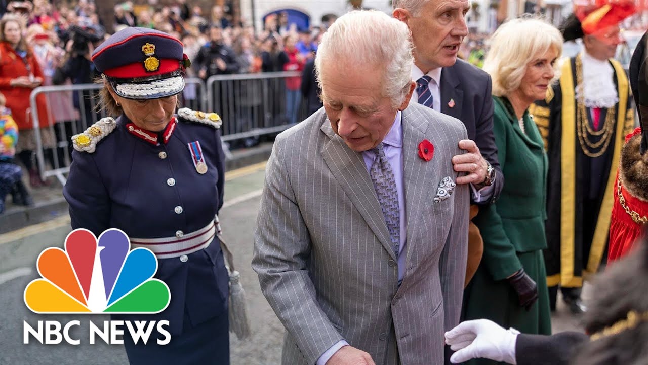 Video Shows Britain's King Charles III Dodging Eggs Thrown By Protester