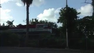 FEC Power Move with Rail America-GP40-2 lashup 8-10-13