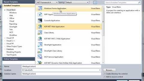 Lesson 02 Getting Started - VB Net - Visual studio - Sahalsoftware - Afsoomaali