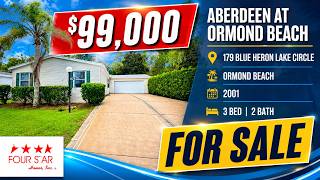 RARE 2-CAR GARAGE IN ABERDEEN AT ORMOND BEACH | 55+ MANUFACTURED HOME NEAR DAYTONA BEACH