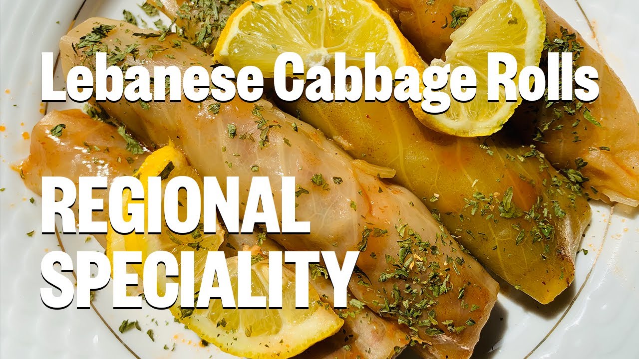 LEBANESE Stuffed Cabbage Rolls (MALFOUF) - FLAVOURFUL, REGIONAL SPECIALITY / محشي ملفوف اللبناني