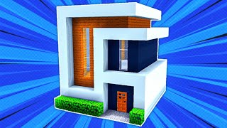 MINECRAFT : Tutorial Cara Membuat Rumah Kecil Modern (14)