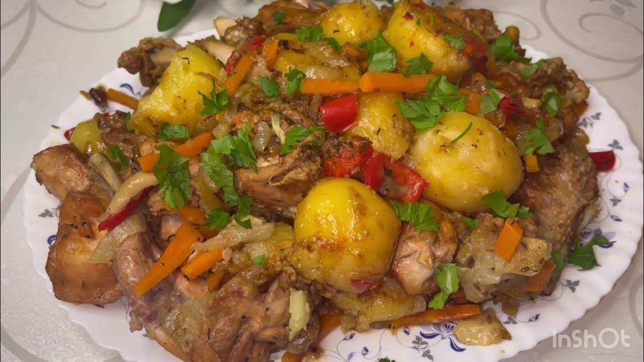 Рецепт тушеного кролика с овощами фото - Тоши Суши