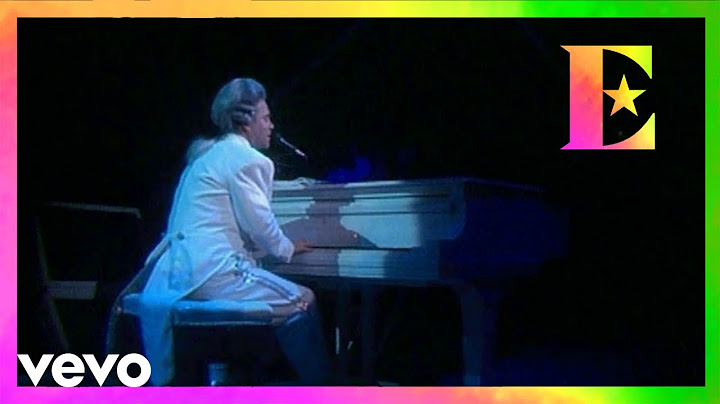 Candle in the Wind Live version - Live performance video thumbnail
