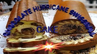 Recipe, chocolate, hurricane, swissroll, cake