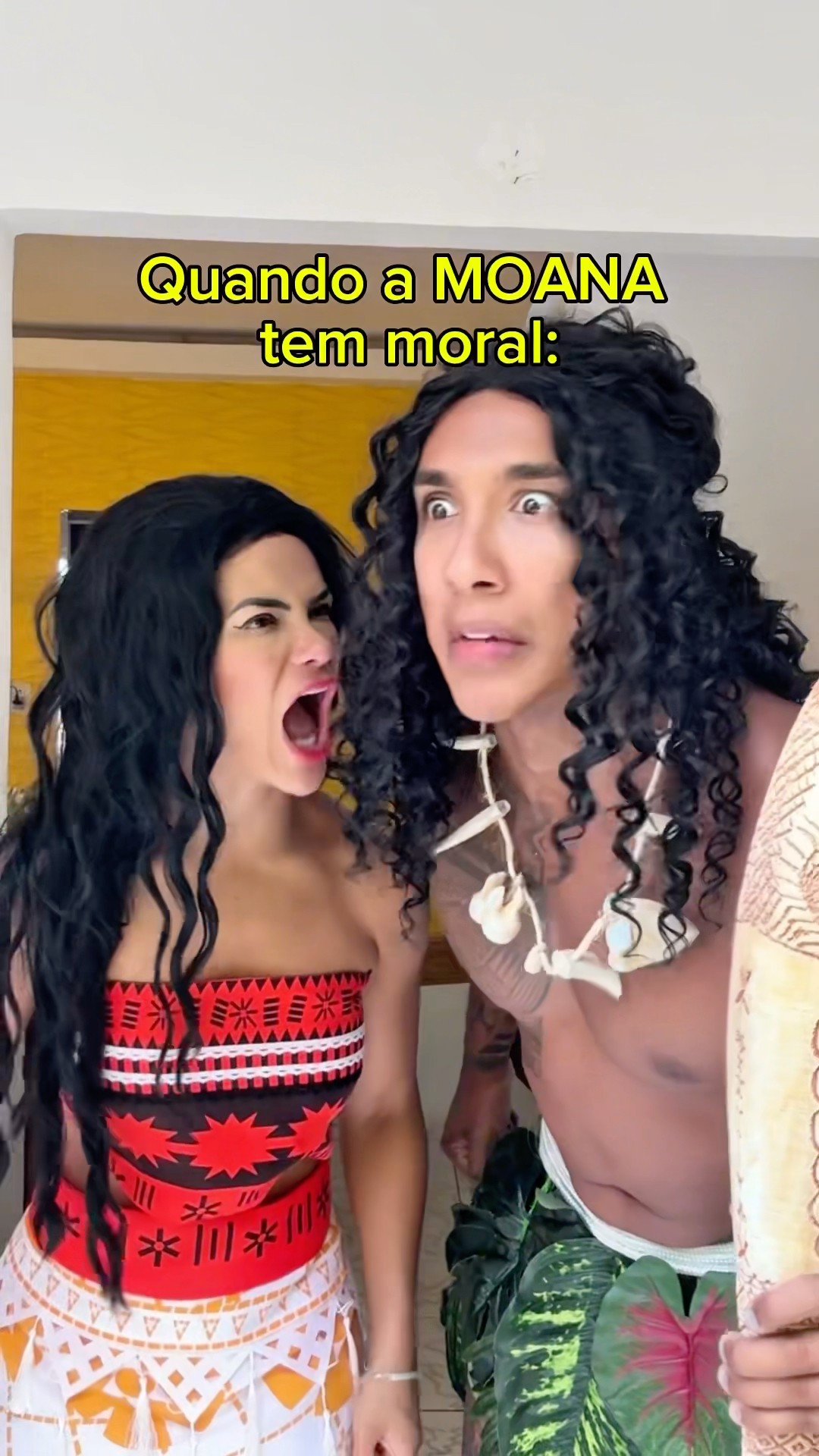 Quando a irmã caçula tem voz ativa!​⁠@mayca.brasil #dublagem #moana #maui #funnymemes #funny