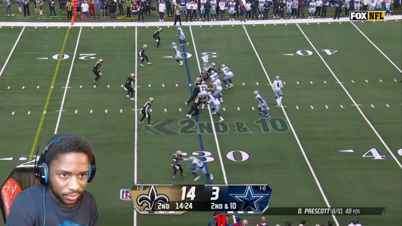 REACTING TO New Orleans Saints vs. Dallas Cowboys!