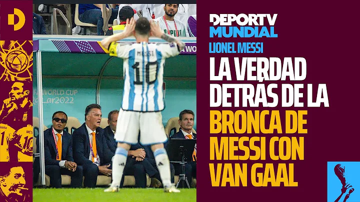 Leo Messi: "Un tcnico como es Van Gaal, siento que le falt el respeto a la Seleccin Argentina".