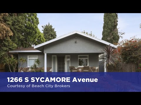 1266 S SYCAMORE Avenue, Los Angeles, CA home video tour