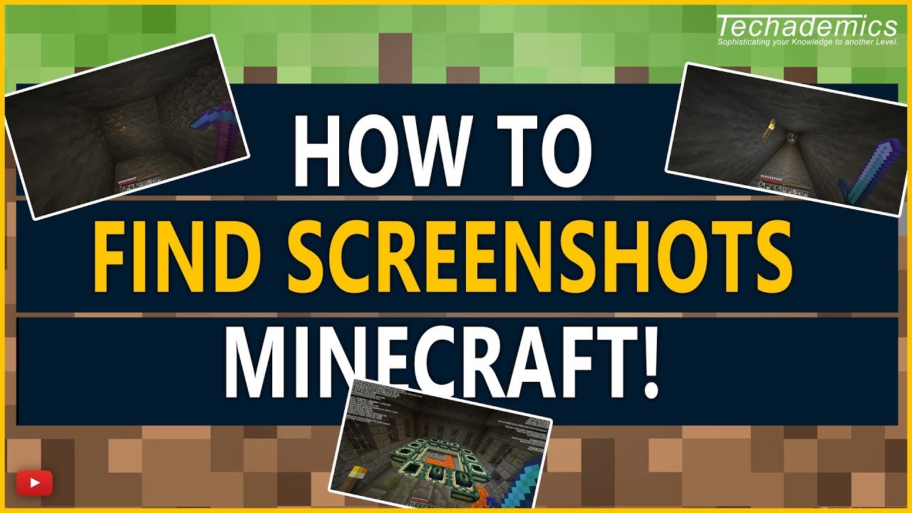 How To Find Minecraft Screenshots | (2023) - YouTube