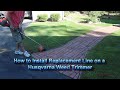 How to Install Replacement Line on a Husqvarna Weed Trimmer