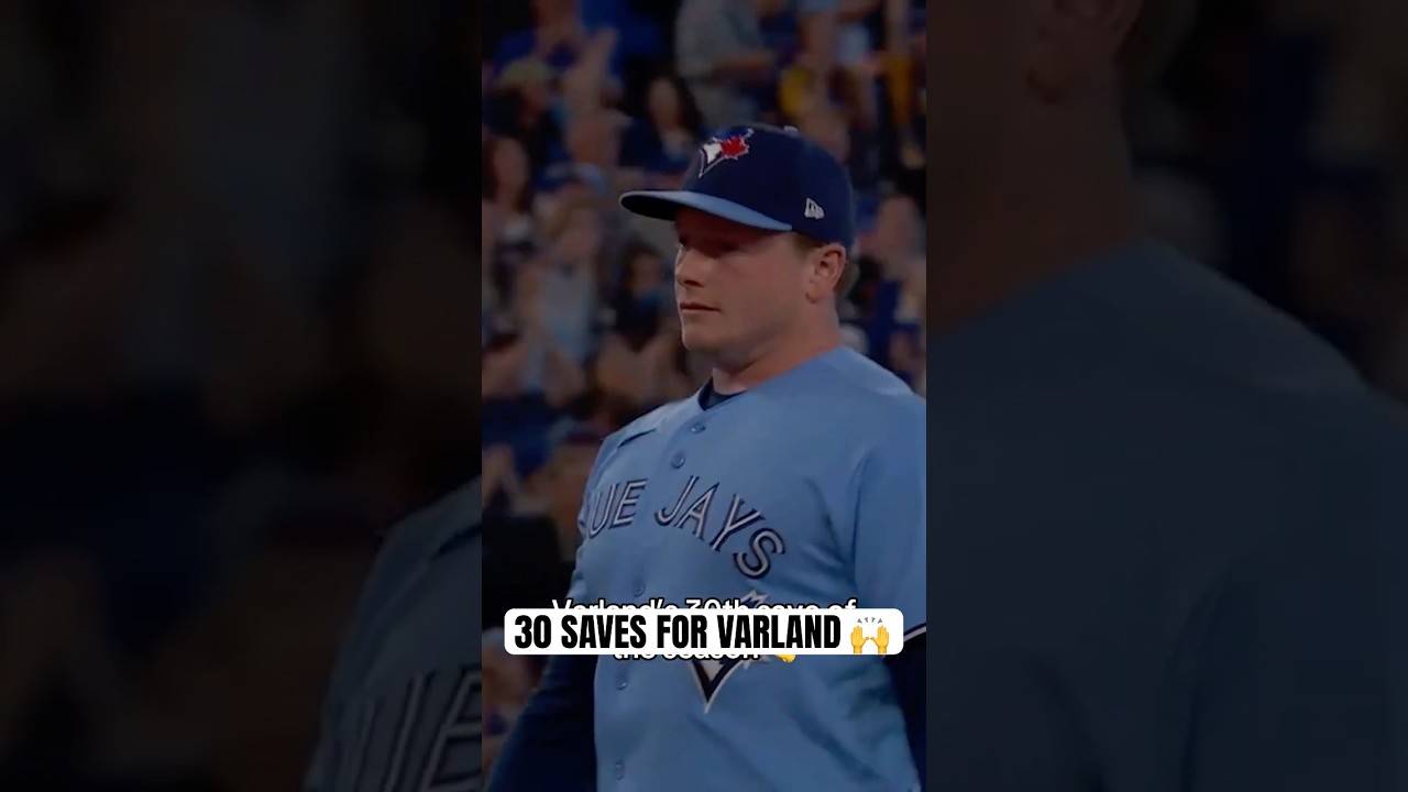 Louis Varland saves his 30th game of the season 👑 #MLB #BlueJays #Toronto