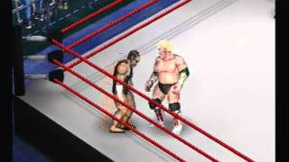 7/15/13 Dusty Rhodes vs Taz All-Time Fire Pro Wrestling Singles Match