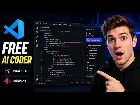Use kimi k2.6 and minimax 2.7 for free inside vs code 