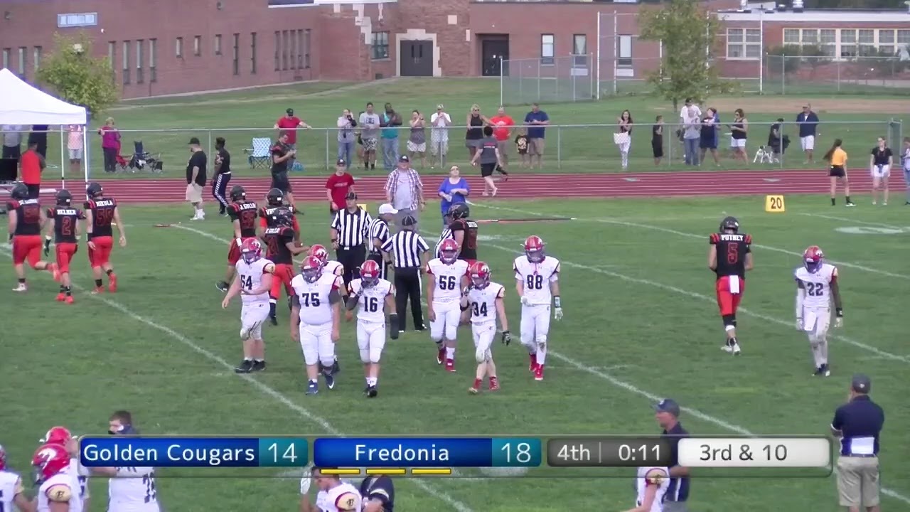 Fredonia High School Varsity Football vs Golden Cougars 9/21/19 YouTube