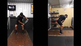 Plate Reverse Wood Chop