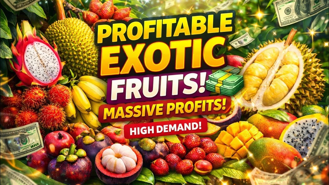 Exotic fruit farming & Buy plants online 