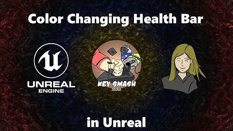 Unreal Health Bar Tutorial | Color changing health bar | Unreal Engine