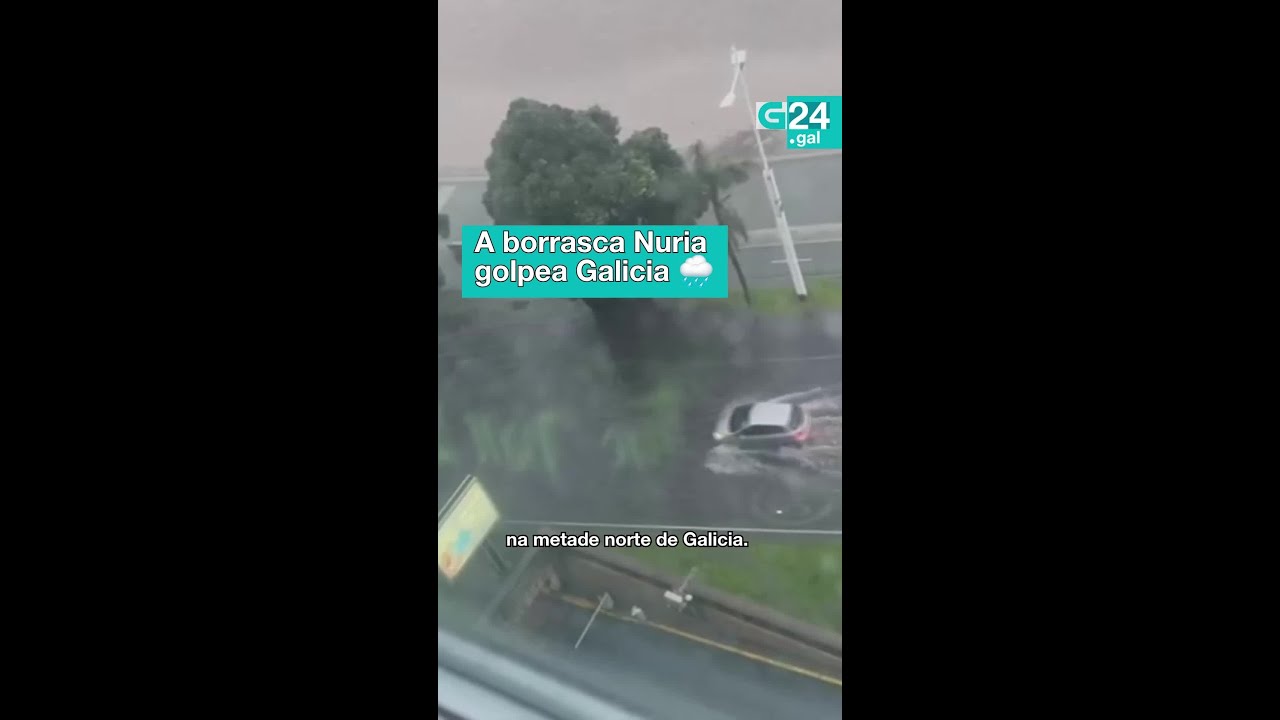 🌧️ GALICIA | A BORRASCA NURIA golpea a comunidade