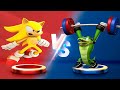 Sonic Dash - Super Silver VS Vector - Movie Sonic vs All Bosses