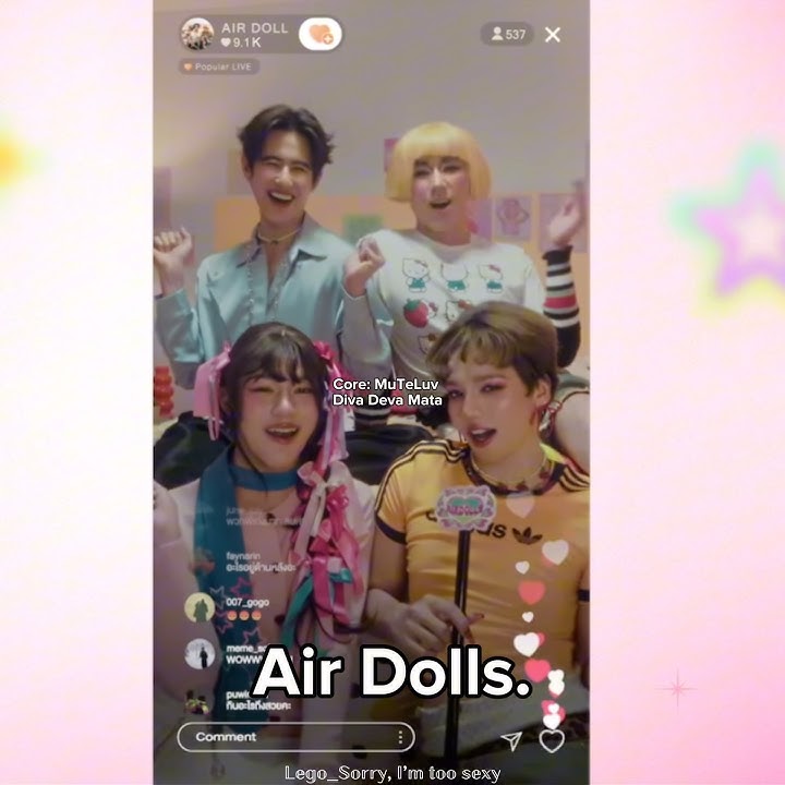 I’m going to miss the air dolls.🥹🤧  #MuTeLuvDivaDevaMata#Lego_Rapeepong #yacht_patsit #nutanonts