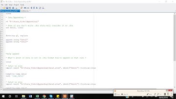 7. How to append or combine data sets in Stata with the help of dta or tempfiles