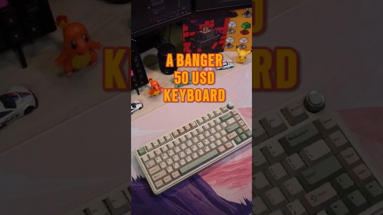 Outline Video A Keyboard Better Than Aula F75? Monka K75 #keyboard #technology #pcgaming