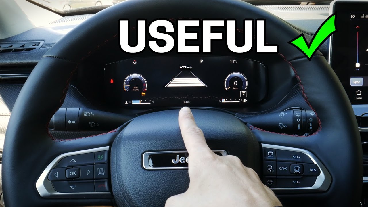 How to use Adaptive Cruise Control in Jeep vehicles - YouTube