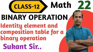 Binary operation part-2#12thmaths #chseodisha #chsemath #binaryoperation