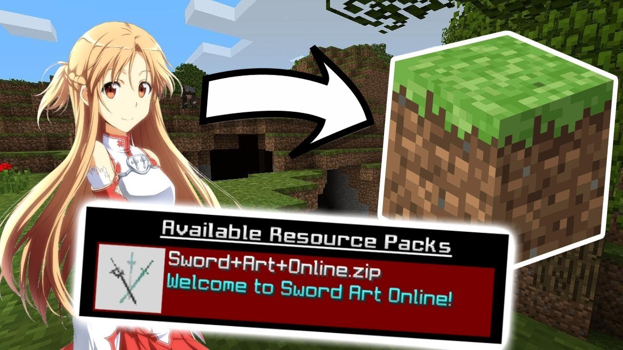 minecraft anime girl resource pack