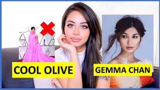 COOL OLIVE -What Colours Look Best on You? | Gemma Chan -Colour Analysis (Skin tones)
