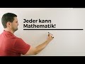 Jeder kann Mathematik! Überzeugt euch selbst! Über Muster und das Unendliche;)