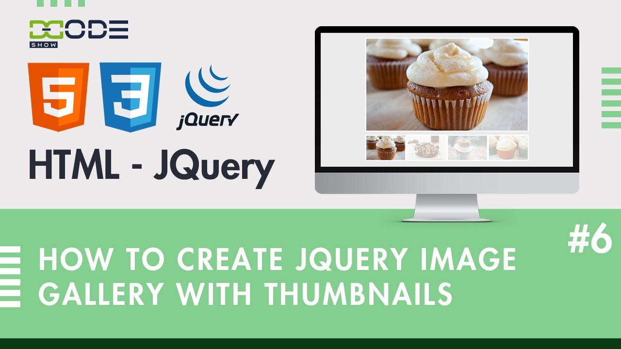 How to Create Thumbnail Gallery in jQuery | jQuery Thumbnail Gallery