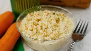 How to make DELICIOUS COLESLAW!  easy STEP by STEP ❤