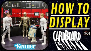 How To Display STAR WARS 3 3/4” Action Figures with Cardboard Galaxy!